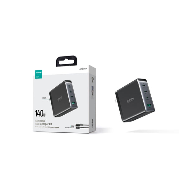 JOYROOM TCG05 GaN Ultra 4 in 1 140W Fast Charger with USB-C / Type-C Cable(US Plug)