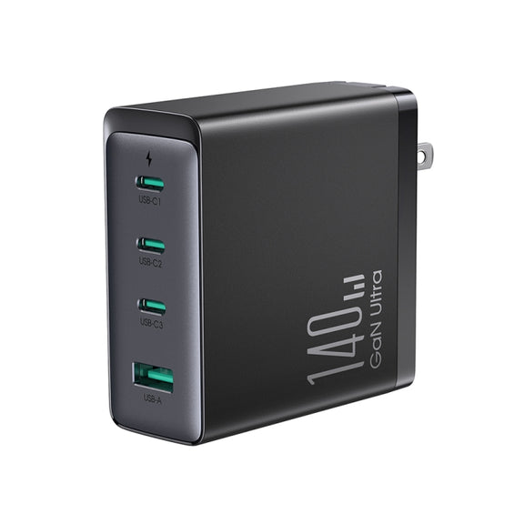 JOYROOM TCG05 GaN Ultra 4 in 1 140W Fast Charger with USB-C / Type-C Cable(US Plug)