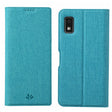 For Sharp Aquos Wish 3 ViLi DMX Series Shockproof TPU + PU Leather Magnetic Attraction Horizontal Flip Case(Blue) - More Brand by ViLi | Online Shopping South Africa | PMC TechLife | Buy Now Pay Later Mobicred