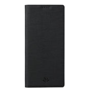 For Sharp Aquos Sense8 ViLi DMX Series Shockproof TPU + PU Leather Magnetic Attraction Horizontal Flip Case(Black)
