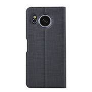 For Sharp Aquos Sense8 ViLi DMX Series Shockproof TPU + PU Leather Magnetic Attraction Horizontal Flip Case(Black)