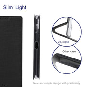 For Sharp Aquos Sense8 ViLi DMX Series Shockproof TPU + PU Leather Magnetic Attraction Horizontal Flip Case(Black)