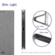 For Sharp Aquos Sense8 ViLi DMX Series Shockproof TPU + PU Leather Magnetic Attraction Horizontal Flip Case(Grey)