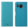 For Sharp Aquos Sense8 ViLi DMX Series Shockproof TPU + PU Leather Magnetic Attraction Horizontal Flip Case(Blue) - More Brand by ViLi | Online Shopping South Africa | PMC TechLife | Buy Now Pay Later Mobicred
