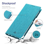 For Sharp Aquos Sense8 ViLi DMX Series Shockproof TPU + PU Leather Magnetic Attraction Horizontal Flip Case(Blue)
