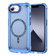 For iPhone 16e Skin Feel TPU + PC MagSafe Magnetic Phone Case(Transparent Blue) - iPhone 16e Cases by PMC TechLife | Online Shopping South Africa | PMC TechLife | Buy Now Pay Later Mobicred