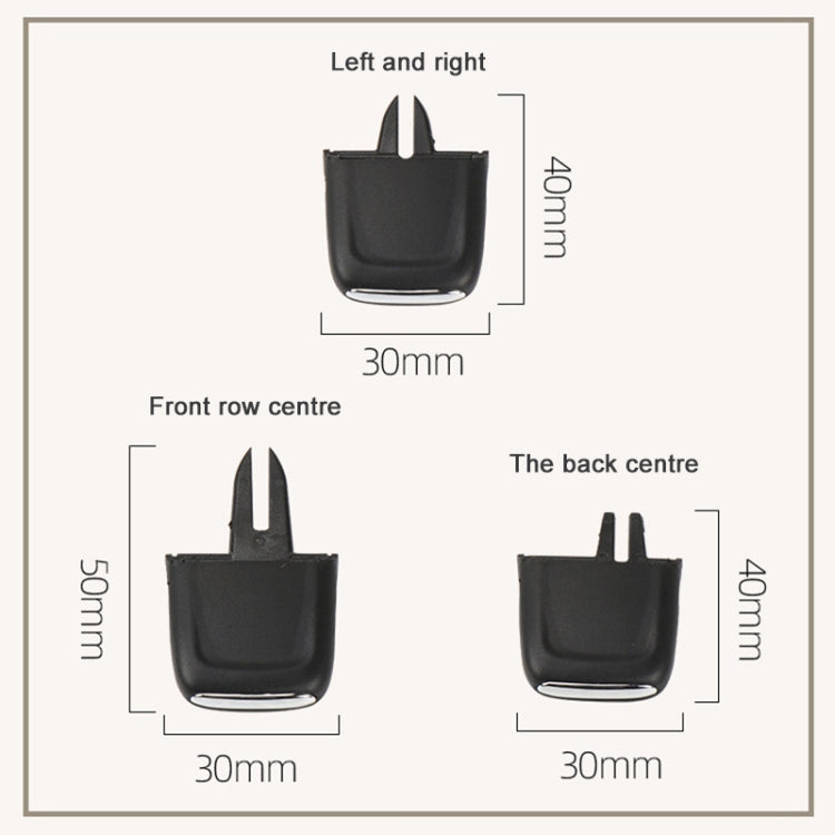 For Buick LaCrosse 2016-2021 Left-hand Drive Car Air Conditioning Air Outlet Paddle 26680098, Type:Rear Row Middle Right Side