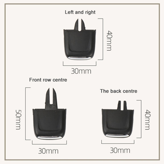 For Buick LaCrosse 2016-2021 Left-hand Drive Car Air Conditioning Air Outlet Paddle 26680098, Type:Rear Row Middle Right Side