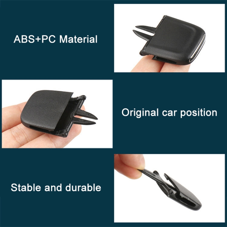 For Buick LaCrosse 2016-2021 Left-hand Drive Car Air Conditioning Air Outlet Paddle, Type:Rear Row Middle Left Side