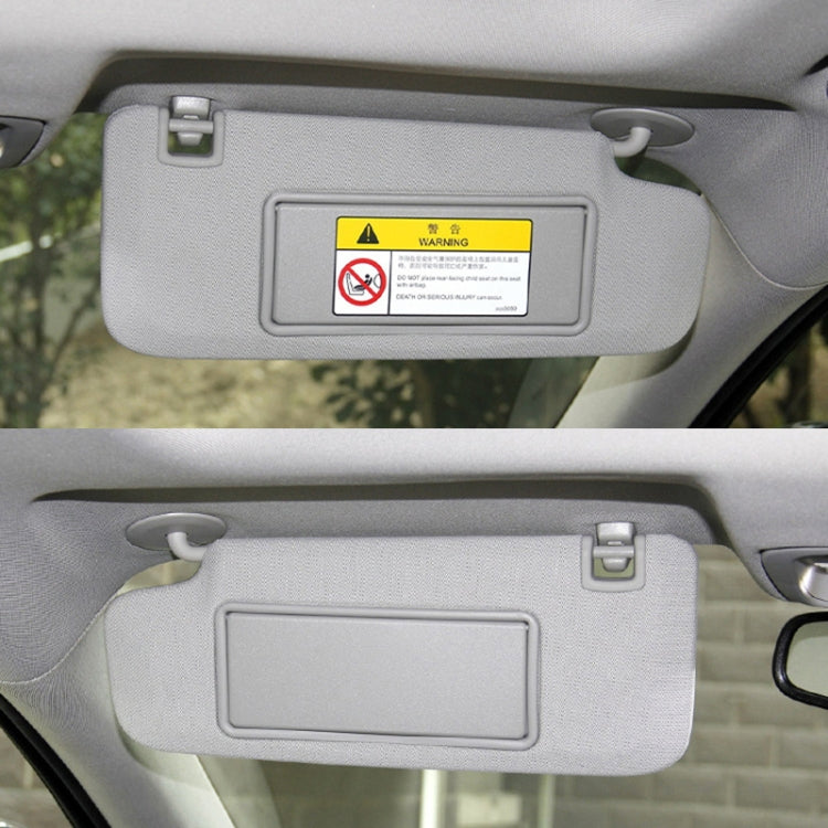 For Buick / Chevrolet Left-hand Drive Car Sun Visor Makeup Mirror 23196443(Light Beige)