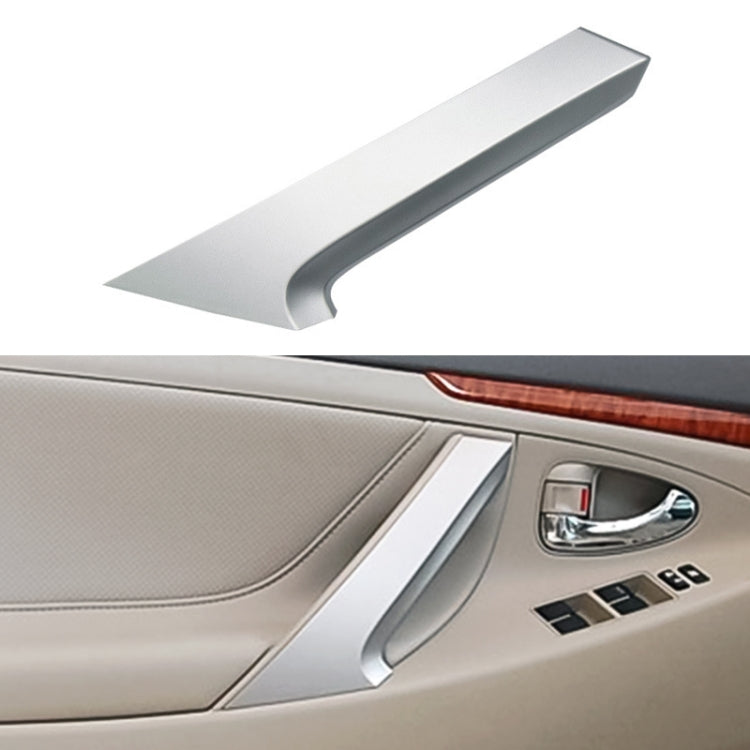 For Toyota Camry 2006-2011 Left-hand Drive Car Door Inside Handle Cover 74646-06080, Type:Left Front(Silver)