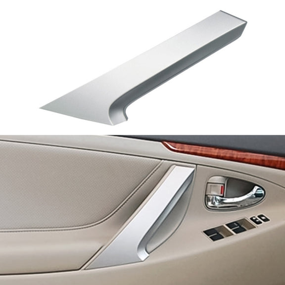For Toyota Camry 2006-2011 Left-hand Drive Car Door Inside Handle Cover 74646-06080, Type:Left Front(Silver)