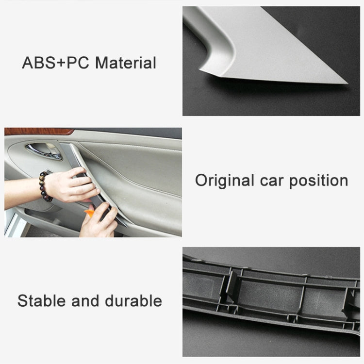 For Toyota Camry 2006-2011 Left-hand Drive Car Door Inside Handle Cover 74646-06080, Type:Left Front(Matte)