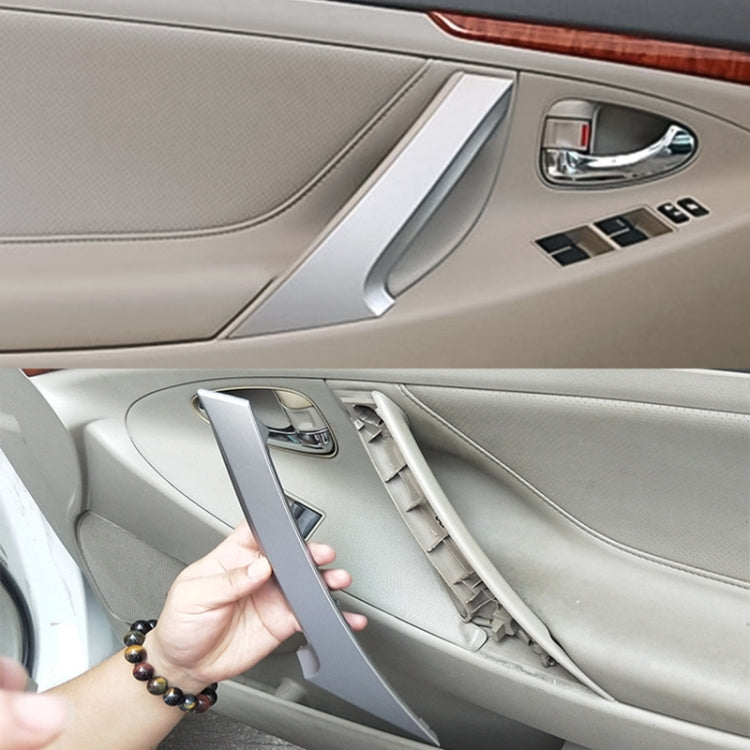For Toyota Camry 2006-2011 Left-hand Drive Car Door Inside Handle Cover 74646-06080, Type:Left Rear(Bright Yellow)