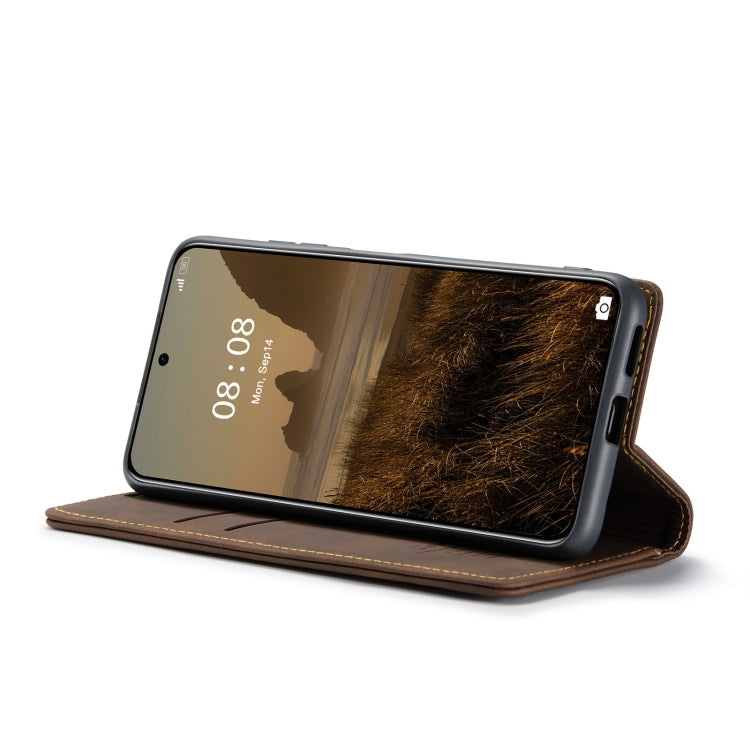 For Huawei Mate 60 CaseMe 013 Multifunctional Horizontal Flip Leather Phone Case(Coffee)
