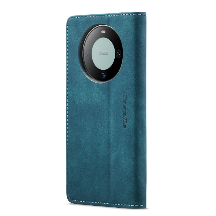 For Huawei Mate 60 CaseMe 013 Multifunctional Horizontal Flip Leather Phone Case(Blue)