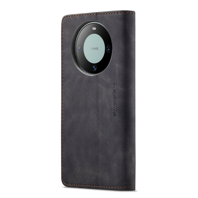 For Huawei Mate 60 CaseMe 013 Multifunctional Horizontal Flip Leather Phone Case(Black)