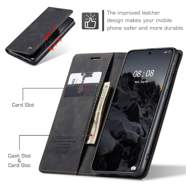 For Huawei Mate 60 CaseMe 013 Multifunctional Horizontal Flip Leather Phone Case(Black)