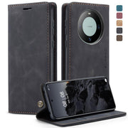 For Huawei Mate 60 CaseMe 013 Multifunctional Horizontal Flip Leather Phone Case(Black)