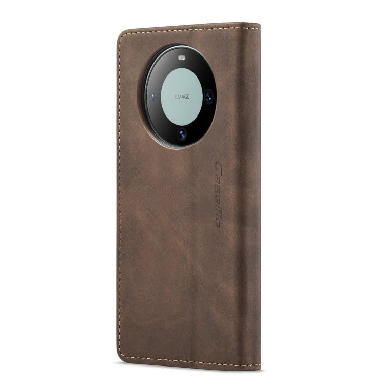 For Huawei Mate 60 Pro / 60 Pro+ CaseMe 013 Multifunctional Horizontal Flip Leather Phone Case(Coffee)