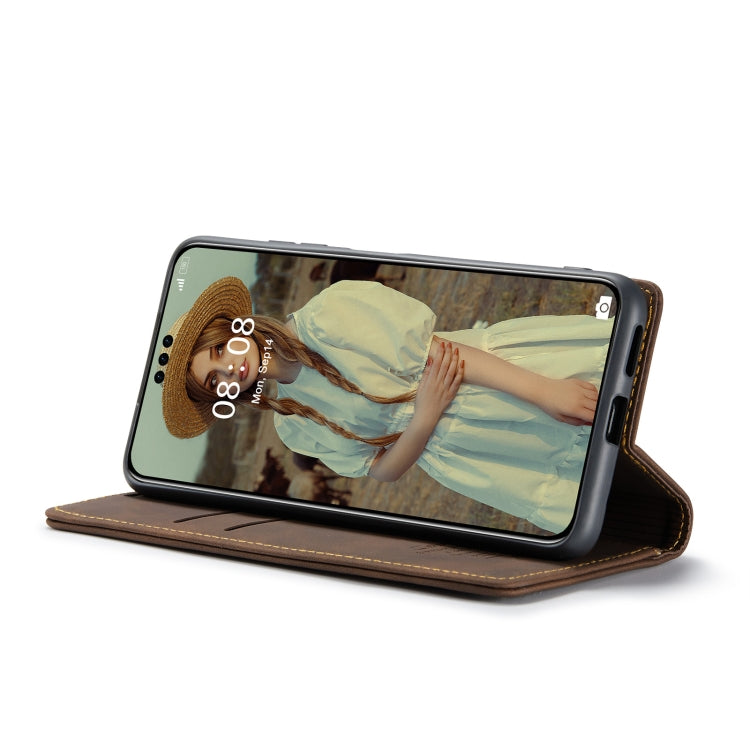 For Huawei Mate 60 Pro / 60 Pro+ CaseMe 013 Multifunctional Horizontal Flip Leather Phone Case(Coffee)