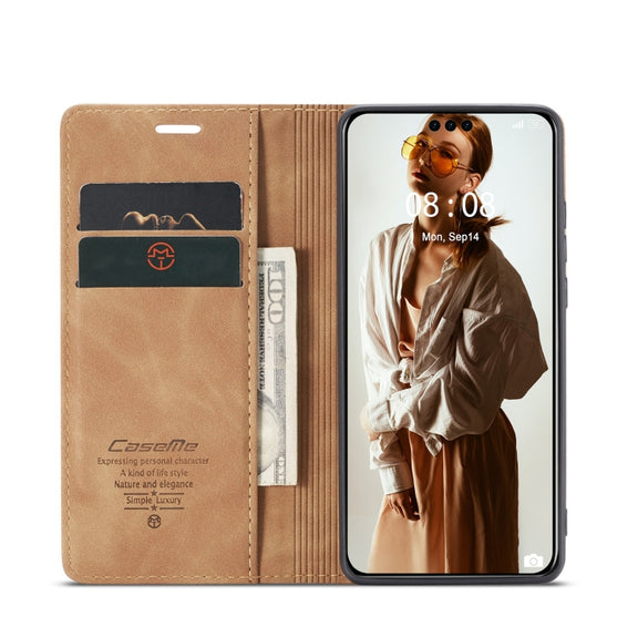 For Huawei Mate 60 Pro / 60 Pro+ CaseMe 013 Multifunctional Horizontal Flip Leather Phone Case(Brown)