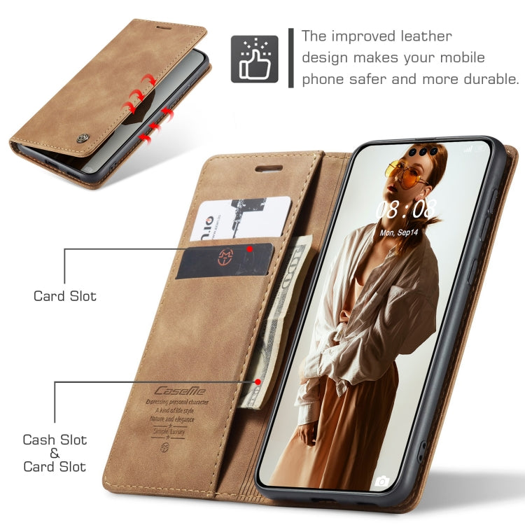 For Huawei Mate 60 Pro / 60 Pro+ CaseMe 013 Multifunctional Horizontal Flip Leather Phone Case(Brown)