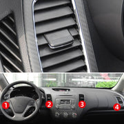 For Kia K3 Left Driving Car Air Conditioning Air Outlet Paddle, Type:Left Side