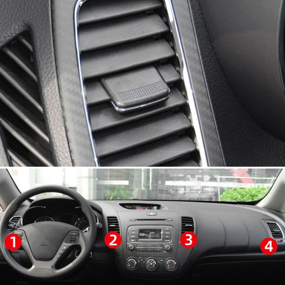 For Kia K3 Left Driving Car Air Conditioning Air Outlet Paddle, Type:Right Side