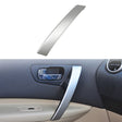 For Nissan Qashqai Left-Drive Car Door Inside Handle Cover, Type:Cover Left(Silver) - Door Handles by PMC TechLife | Online Shopping South Africa | PMC TechLife | Buy Now Pay Later Mobicred