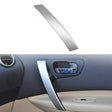 For Nissan Qashqai Left-Drive Car Door Inside Handle Cover, Type:Cover Right(Silver) - Door Handles by PMC TechLife | Online Shopping South Africa | PMC TechLife | Buy Now Pay Later Mobicred