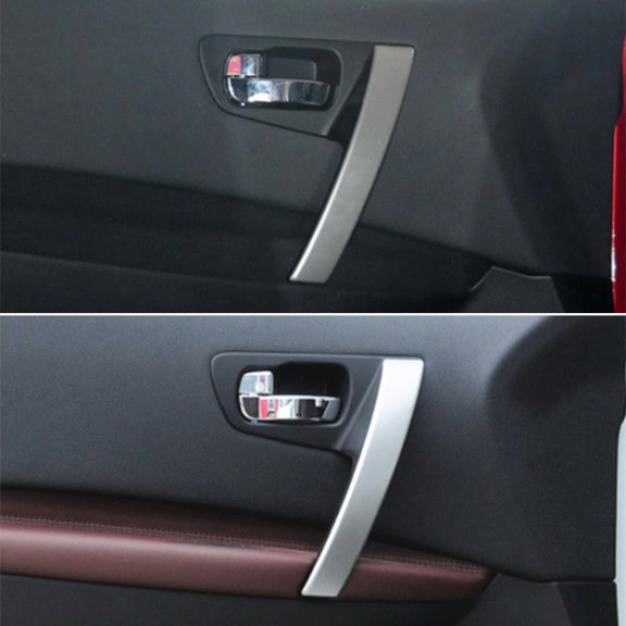 For Nissan Qashqai Left-Drive Car Door Inside Handle Base Bracket, Type:Base Left(Black)