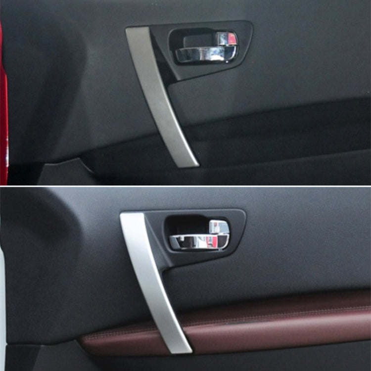 For Nissan Qashqai Left-Drive Car Door Inside Handle Base Bracket, Type:Base Right(Black)