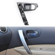 For Nissan Qashqai Left-Drive Car Door Inside Handle Base Bracket, Type:Base Right(Carbon Fiber) - free shipping - PMC TechLife - Order now!