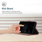 For Xiaomi Redmi K70 / K70 Pro Stitching Calf Texture Buckle Leather Phone Case(Brown)