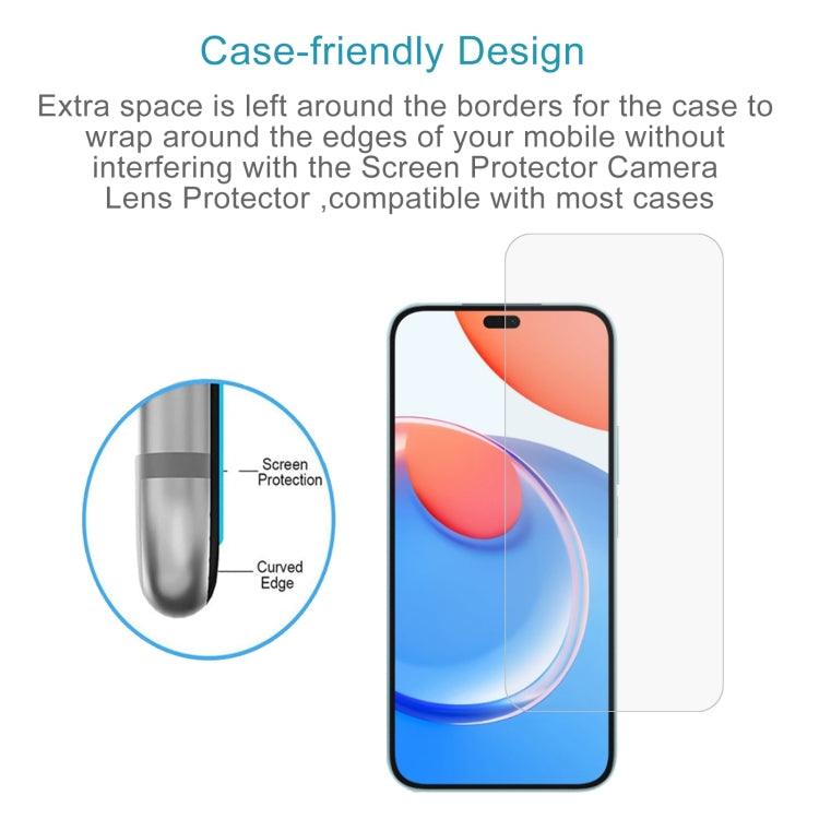 For Honor Play8T Pro 50pcs 0.26mm 9H 2.5D Tempered Glass Film