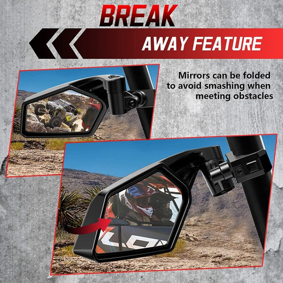 For Can-Am BRP UTV Maverick X3 Off-Road Vehicle Rearview Mirror, Model:UTV-17D