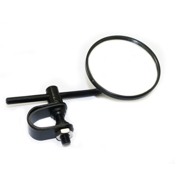 SF-127 Motorcycle Small Round Rearview Mirror Reversing Mirror(Silver Plating)