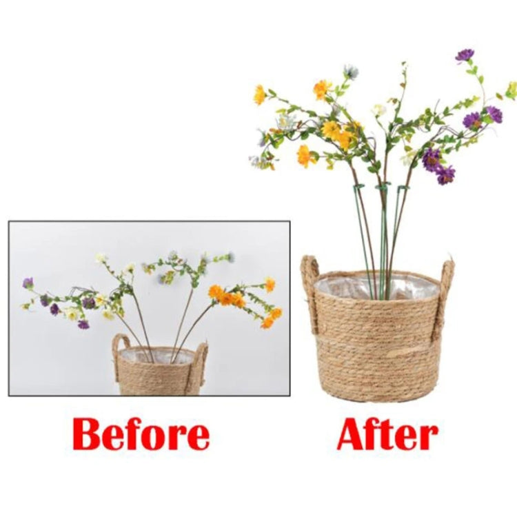 10pcs Plant Potted Flower Shape Support Rod Fixed Anti-lodging Leaf Guard Frame, Size:37cm