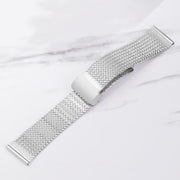 For Apple Watch Ultra 2 49mm Magnetic Buckle Herringbone Mesh Metal Watch Band(Gold)