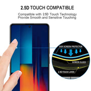 For Xiaomi Poco M6 Pro 4G 9H HD 3D Curved Edge Tempered Glass Film(Black)
