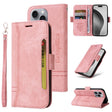 For iPhone 16 Pro Max BETOPNICE Dual-side Buckle Leather Phone Case(Pink) - iPhone 16 Pro Max Cases by BETOPNICE | Online Shopping South Africa | PMC TechLife | Buy Now Pay Later Mobicred