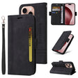 For iPhone 16 Pro BETOPNICE Dual-side Buckle Leather Phone Case(Black) - iPhone 16 Pro Cases by BETOPNICE | Online Shopping South Africa | PMC TechLife | Buy Now Pay Later Mobicred