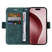 For iPhone 16 Pro BETOPNICE Dual-side Buckle Leather Phone Case(Green)