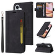 For iPhone 16 Plus BETOPNICE Dual-side Buckle Leather Phone Case(Black) - iPhone 16 Plus Cases by BETOPNICE | Online Shopping South Africa | PMC TechLife | Buy Now Pay Later Mobicred