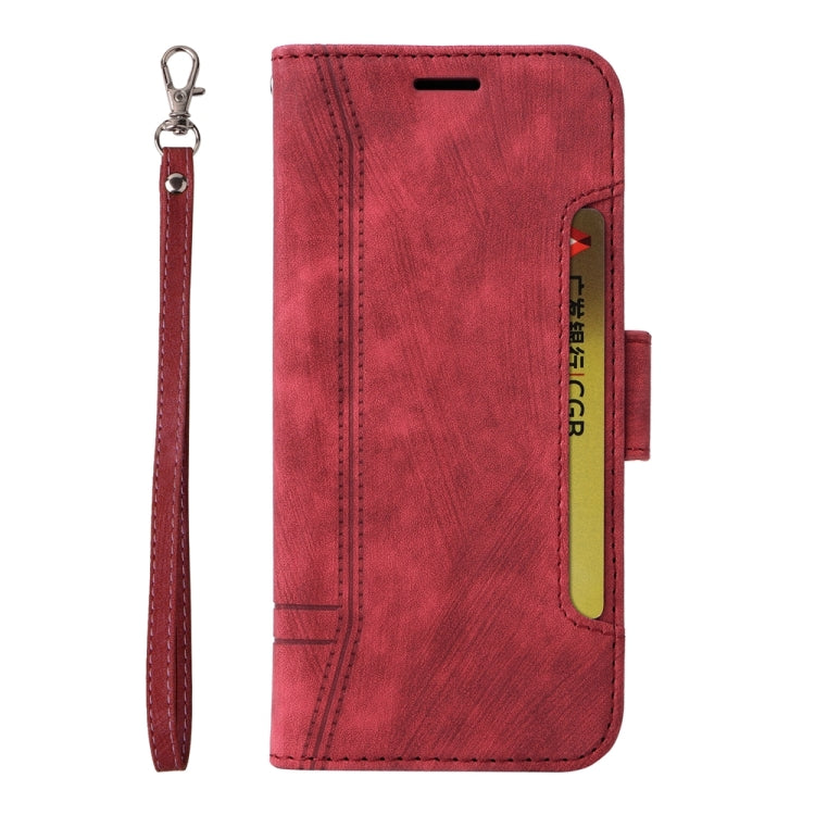 For iPhone 16 Plus BETOPNICE Dual-side Buckle Leather Phone Case(Red)