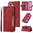 For iPhone 16 BETOPNICE Dual-side Buckle Leather Phone Case(Red) - iPhone 16 Cases by BETOPNICE | Online Shopping South Africa | PMC TechLife | Buy Now Pay Later Mobicred
