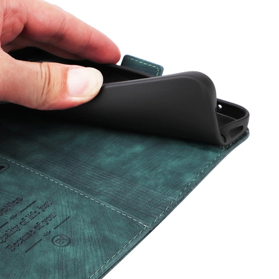 For iPhone 16 BETOPNICE Dual-side Buckle Leather Phone Case(Green)