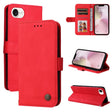 For iPhone 16e Skin Feel Life Tree Leather Phone Case(Red) - iPhone 16e Cases by PMC TechLife | Online Shopping South Africa | PMC TechLife | Buy Now Pay Later Mobicred