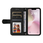 For iPhone 16e Skin Feel Life Tree Leather Phone Case(Black)